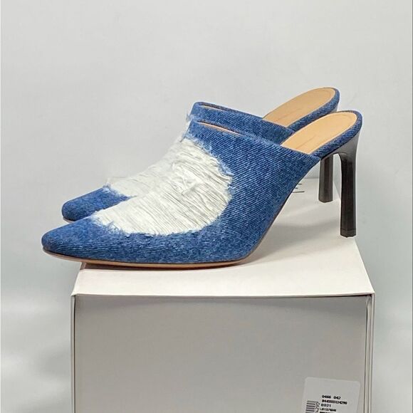 Loewe Ripped Denim Mules size 37 - Picture 11 of 13